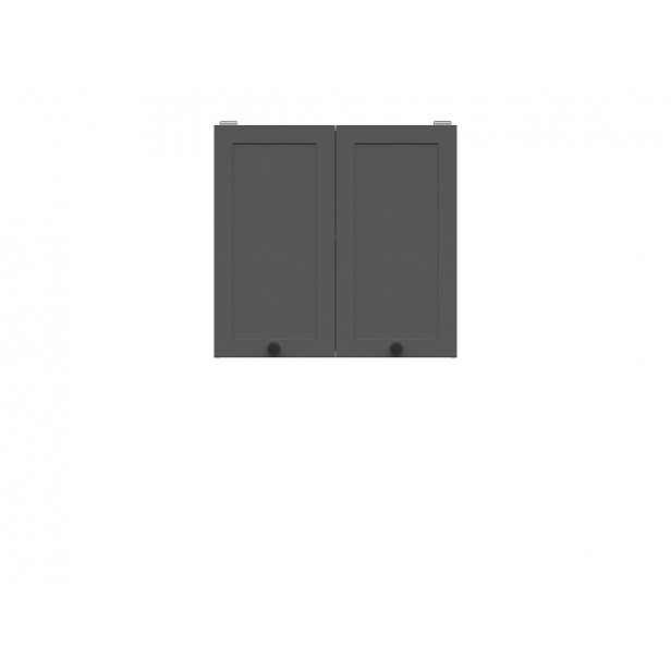 JAMISON, skříňka horní 60 cm, bílá/grafit