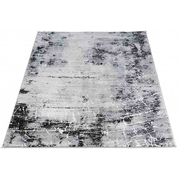 Obdélníkový koberec 80x150 cm LEONTIUS - šedý