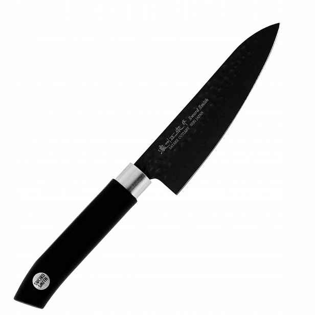 Satake Sword Smith Black Japonský Nůž Univerzální 56-58 Hrc 13,5 cm