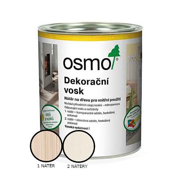 Vosk dekorační Osmo 3172 intenzivní hedvábí 0,75 l