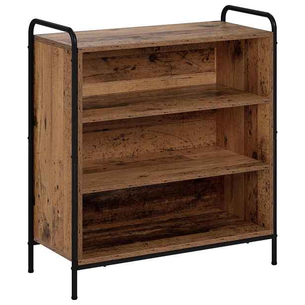 vidaXL Servírovací skříň Staré dřevo 97 x 33 x 81 cm Kompozitní dřevo