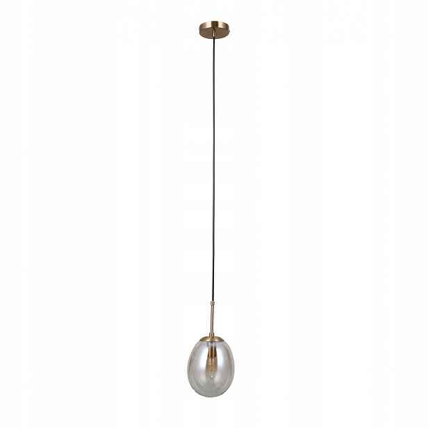 Závěsná stropní lampa Zwis Lustr Stropní Svítidlo Zlatá Jantarová Meolo Italux