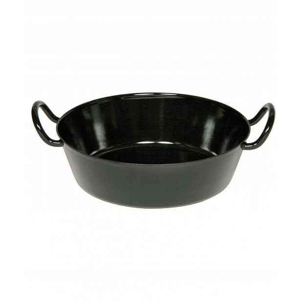 Hluboká pánev Riess Classic 20 cm, smaltovaná, dvě rukojeti, indukce