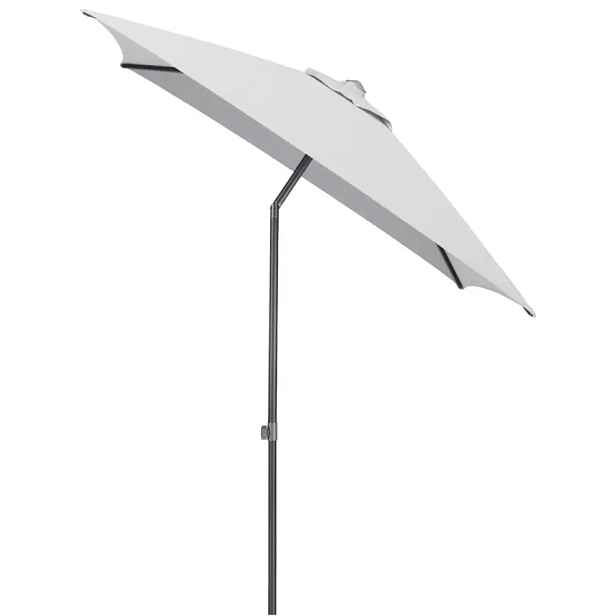 KETTLER Slunečník KETTLER EASY PUSH 200x200 cm - matný antracit/světle šedá - voděodolný