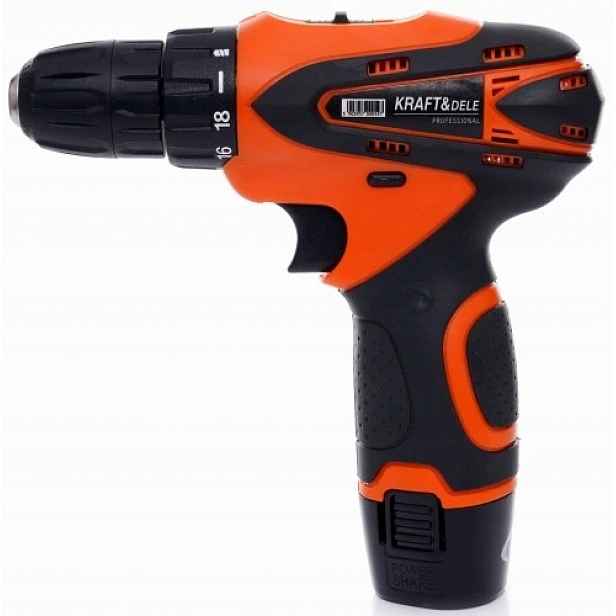 Kraft&Dele KD3066, 18V Li-ion vrtací šroubovák 1300 mAh, 2 rychlosti