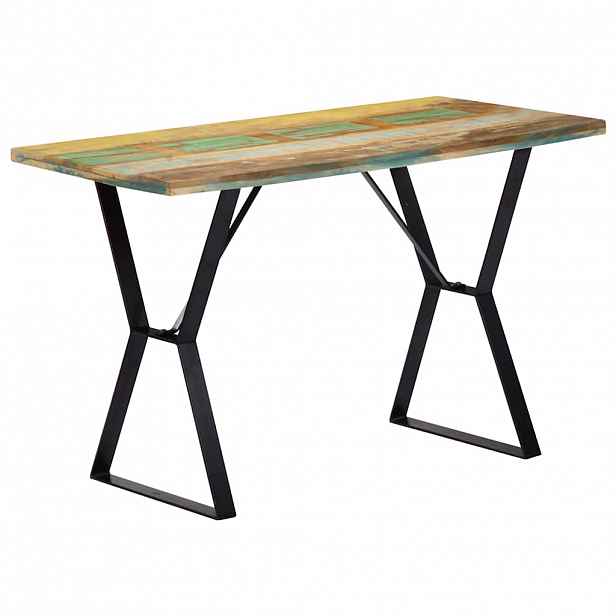 vidaXL Jídelní stůl 120 x 60 x 76 cm masivní recyklované dřevo