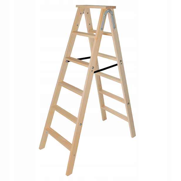 Žebřík 6 Stupňů Oboustranný Žebřík
