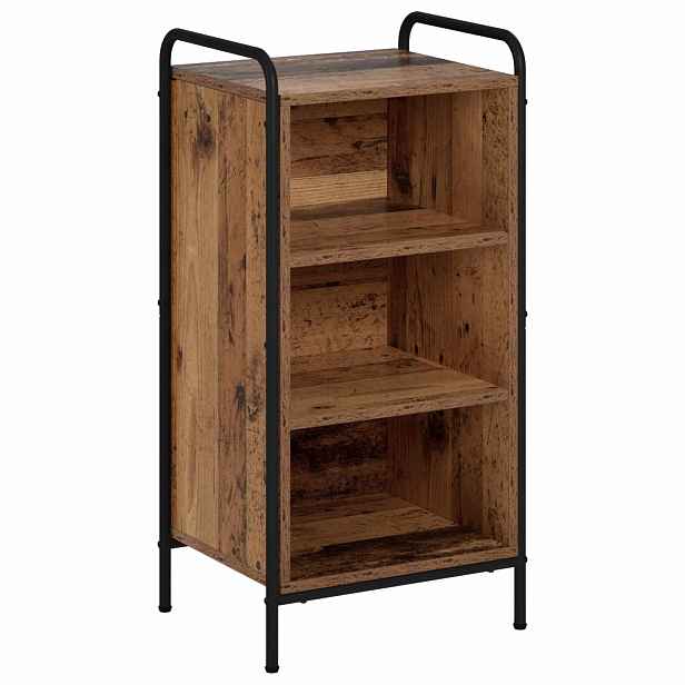 vidaXL Servírovací skříň Staré dřevo 97 x 33 x 81 cm Kompozitní dřevo