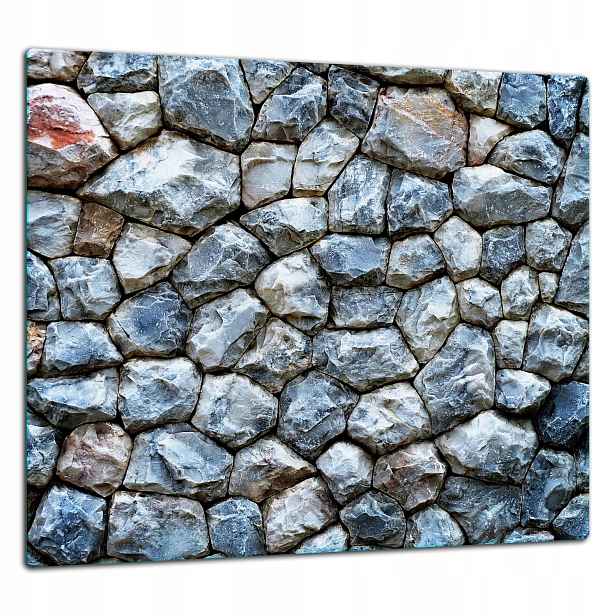 Skleněná Ochranná Deska Panel Lepidlo 65x60 Kameny