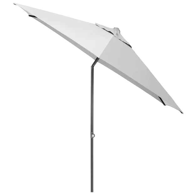 KETTLER Slunečník KETTLER EASY PUSH ø 300 cm - matný antracit/světle šedá - voděodolný