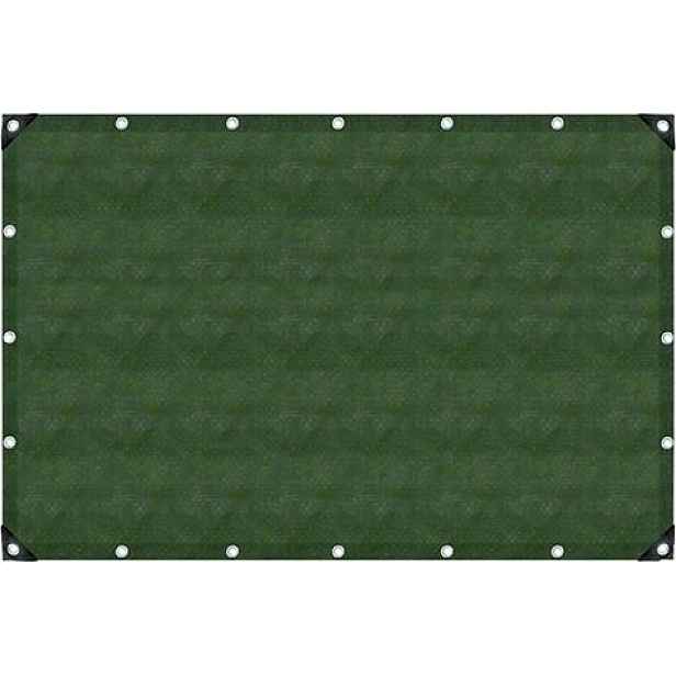 Plachta, látková plachta 5 x 6 m, olivová, 90 g/m²