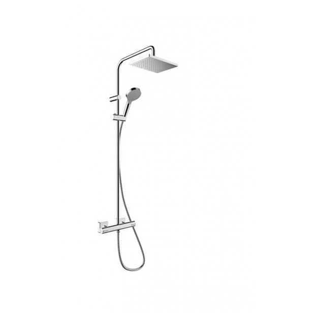 Sprchový systém Hansgrohe Vernis Shape na stěnu s termostatickou baterií chrom 26286000