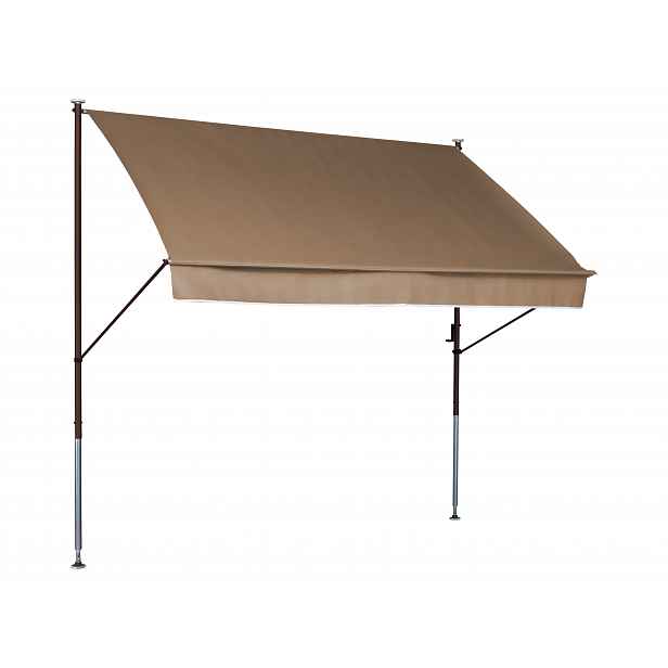 Upínací markýza Angerer (šedohnědá, 150 cm)