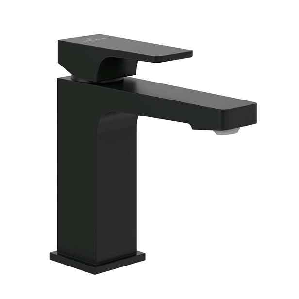 Villeroy & Boch Architectura Square - Umyvadlová baterie s výpustí, matná černá TVW125001000K5