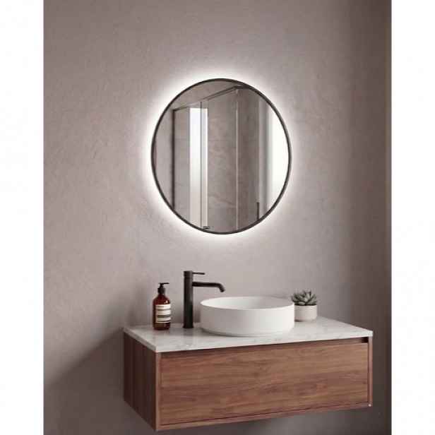 Amirro AMBIENTE RONDE zrcadlo 60x60 cm černá 412-580