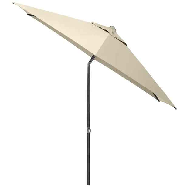 KETTLER Slunečník KETTLER EASY PUSH ø 300 cm - matný antracit/béžová - voděodolný