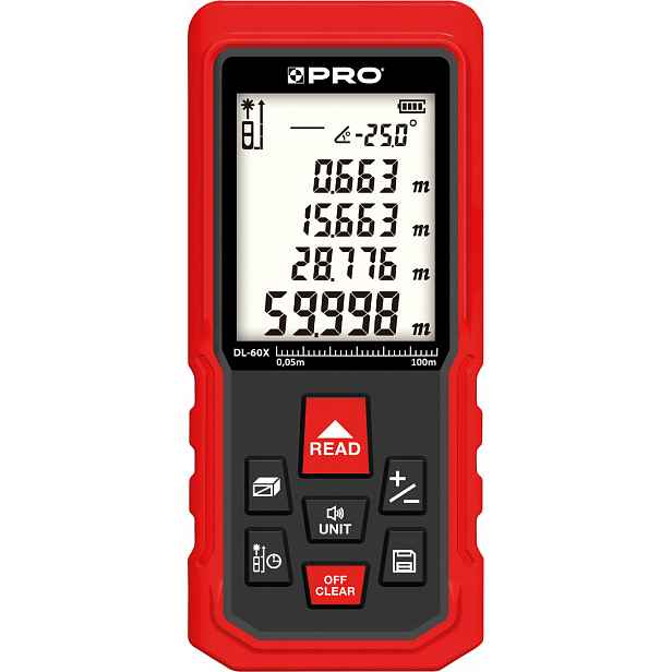 Laserový Dálkoměr DL-60X 100-L1-076