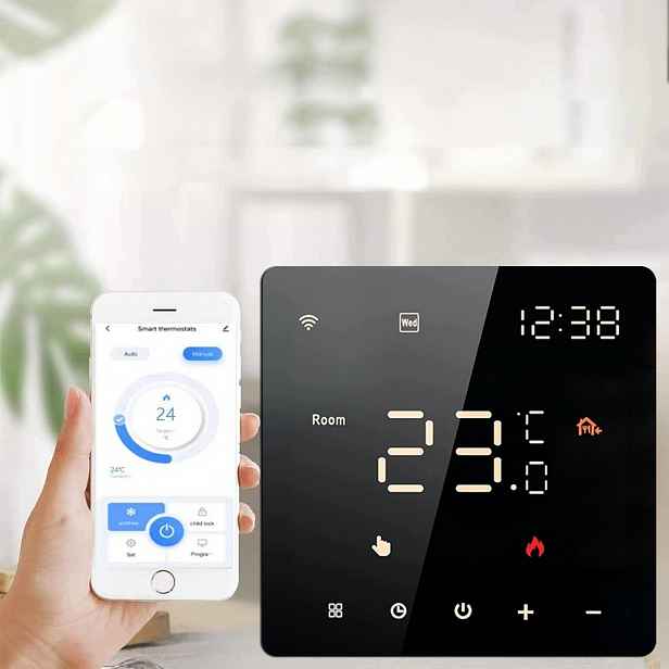 Pokojový Termostat Wifi Digitální Led Regulátor 16A