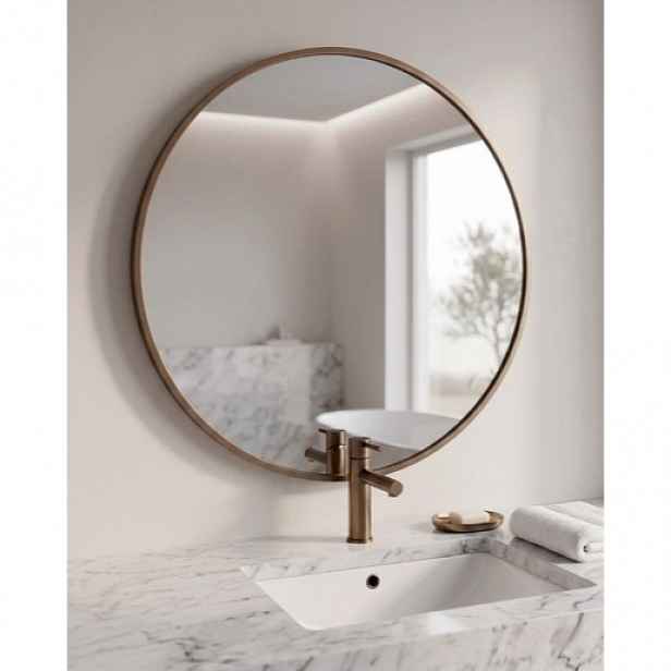 Amirro CHARLOTTE RONDE zrcadlo 80x80 cm bronz 412-733