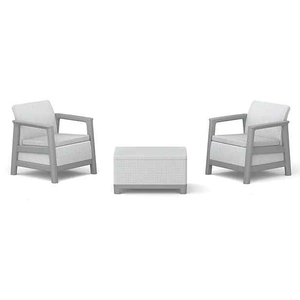 Keter SCANDI LINEA BALCONY - Ash grey/Storm grey