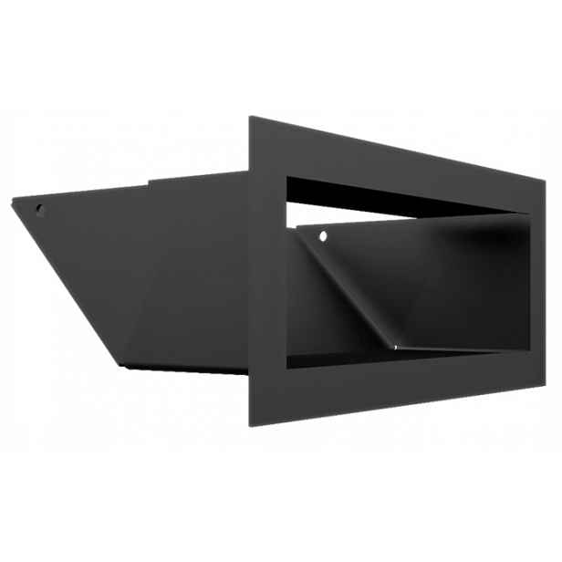 Ventilační Mřížka Krbová Luft 90X200 MM Slim Černá 9X20 CM Do Krbu