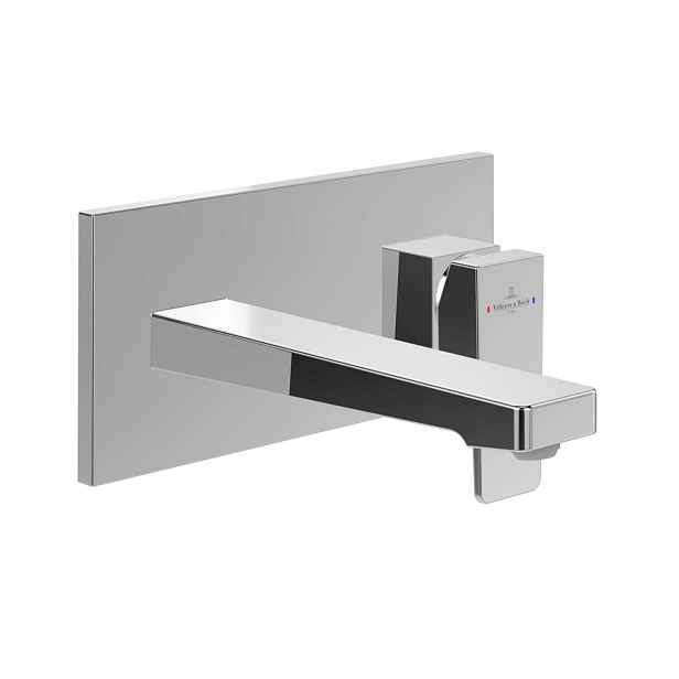 Villeroy & Boch Architectura Square - Umyvadlová baterie pod omítku, s výpustí Push-Open, chrom TVW12500300061