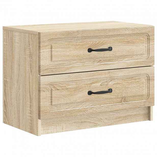 vidaXL Noční skříňka Dub sonoma 62 x 34,5 x 44,5 cm Kompozitní dřevo