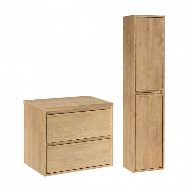 Petits-meubles KOUPELNOVÝ NÁBYTEK 60cm Edmé 2er-Set Dřevo