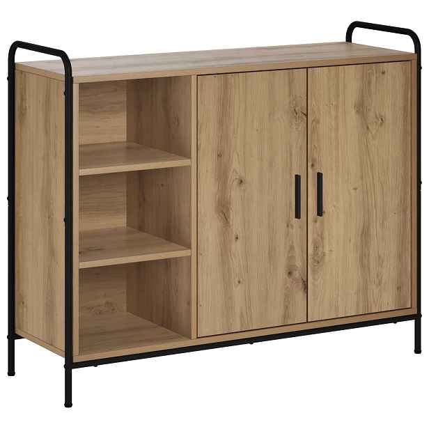 vidaXL Servírovací skříň Dub artisan 97 x 33 x 81 cm Kompozitní dřevo