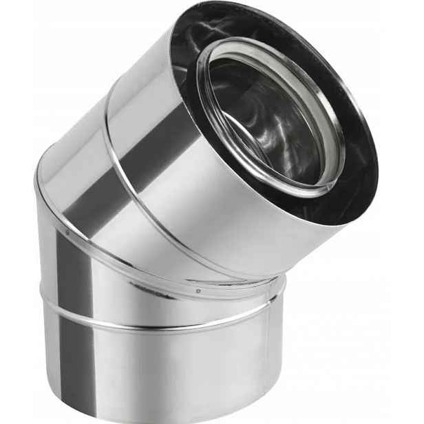Koleno 45st 80/125 Kondenzační Turbo Sps Gaz Komín