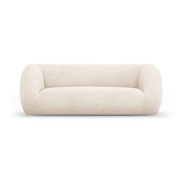 Krémová pohovka z textilie bouclé 210 cm Essen - II. jakost – Cosmopolitan Design