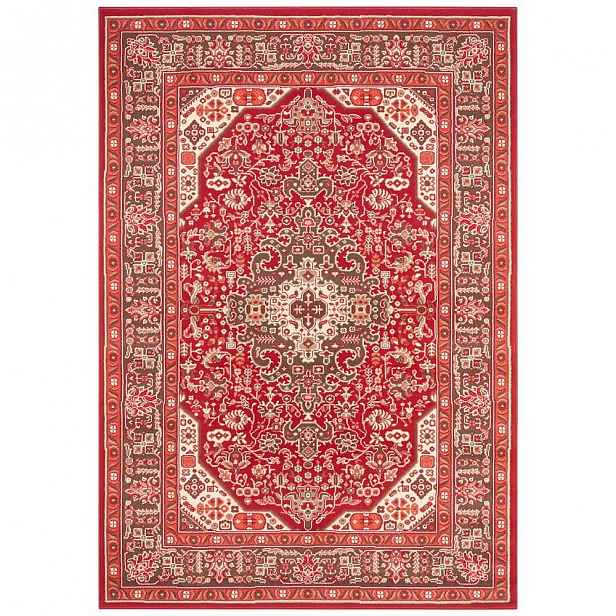 Světle červený koberec Nouristan Skazar Isfahan, 160 x 230 cm