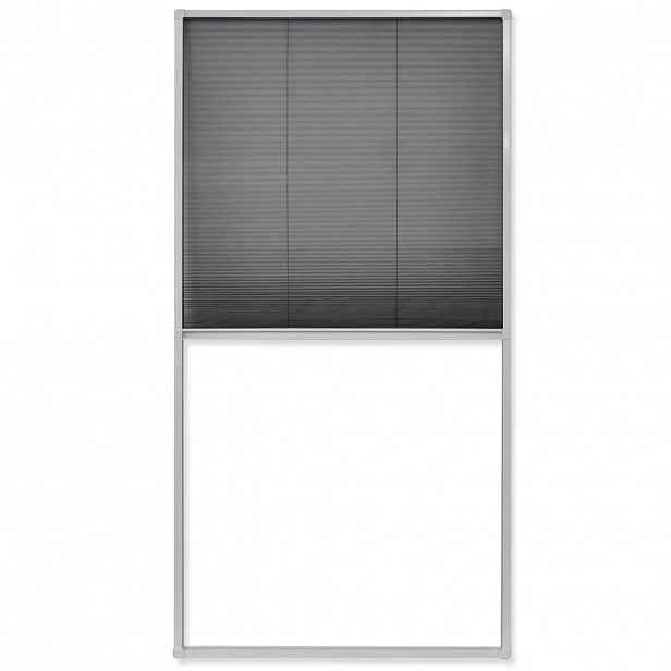 vidaXL Plisovaná okenní síť proti hmyzu 80 x 160 cm