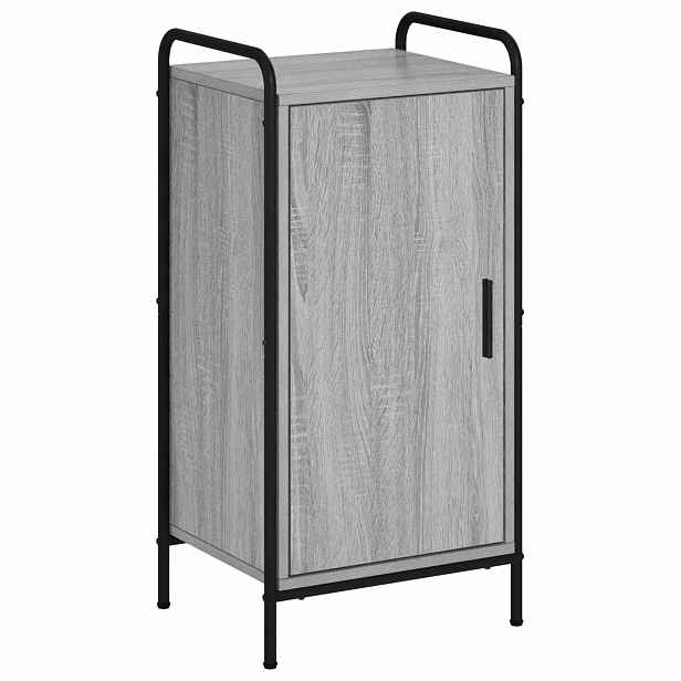 vidaXL Servírovací skříň Šedý Sonoma 97 x 33 x 81 cm Kompozitní dřevo