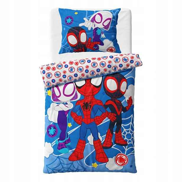 Carbotex Mikroplyšové povlečení Spidey Úžasní přátelé 140x200, 70x90 cm