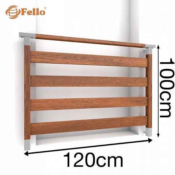 CLASSIC4 Francouzský balkon 120 cm Balustrada