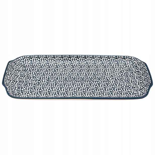 Miska plochá 32 cm Umělecká keramika Bolesławiec dek 0695 Ornament