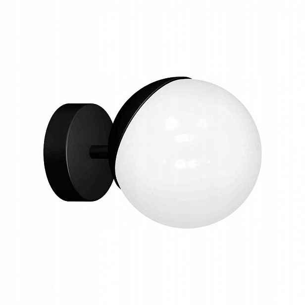 Nástěnné svítidlo Milagro Sfera MLP8854 černá koule sklo E14 40W IP2