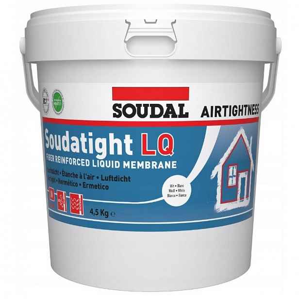 Soudal Soudatight Lq 4,5 Kg membrána parotěsná bílá pro okna a mezery