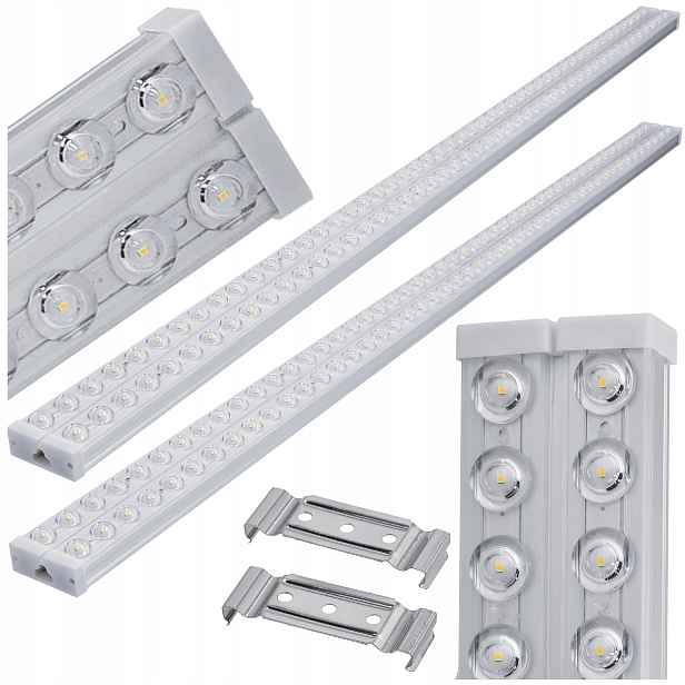 2x Led nástěnná lampa Stropní svítidlo 120 cm Garážová 72W 7200lm 4500K