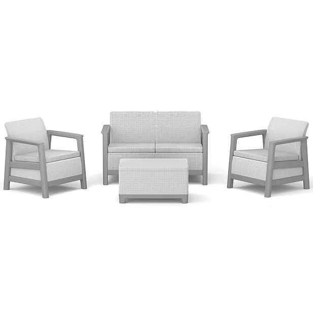 Keter Set SCANDI LINEA - Ash grey/Storm grey