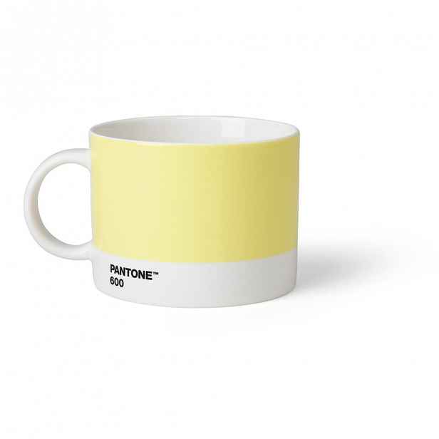 Světle žlutý hrnek na čaj Pantone, 475 ml