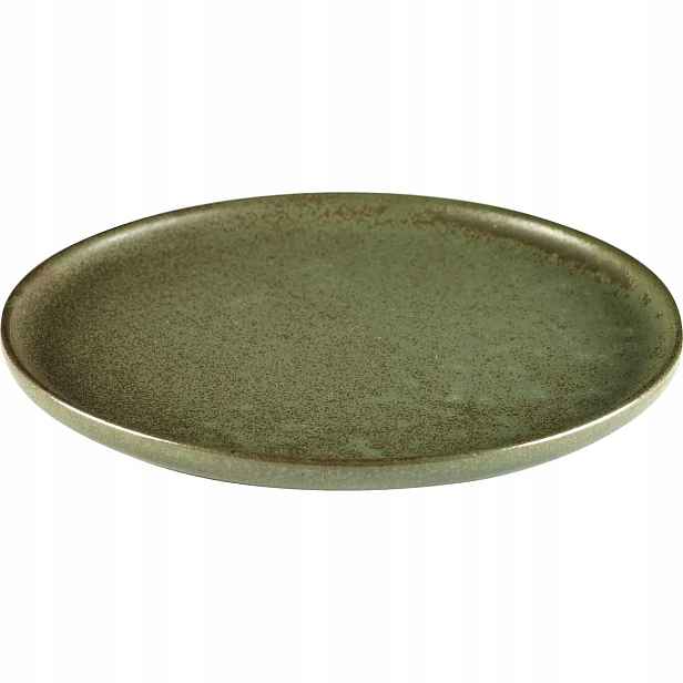 Talíř Serax Surface 21 cm, camo zelená