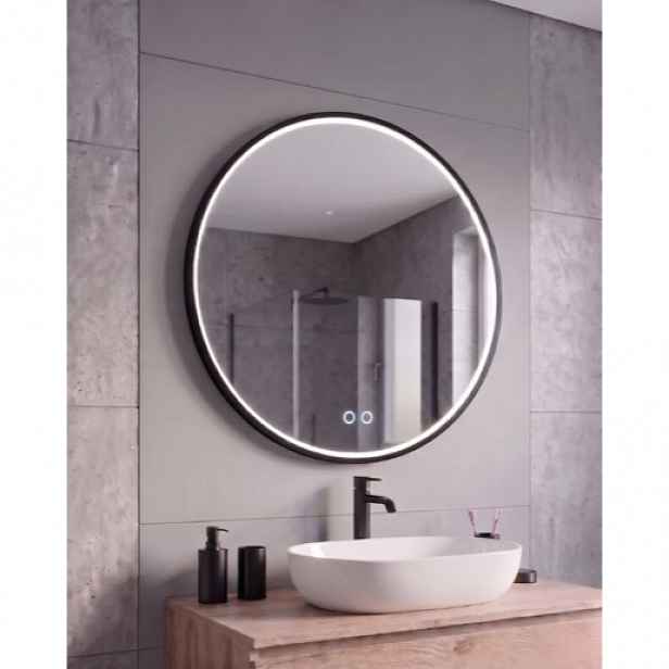 Amirro VERONA RONDE zrcadlo 80x80 cm černá 412-658