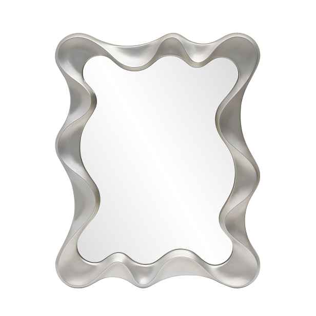 HALMAR Nástěnné zrcadlo DECO stříbrné