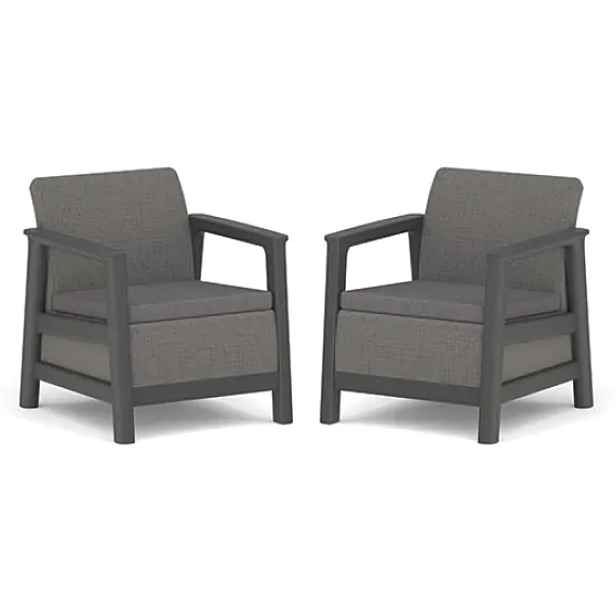 Keter SCANDI LINEA DUO SET - grey/grafit