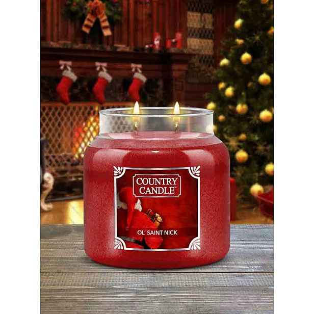 Střední svíčka Ol' Saint Nick Country Candle