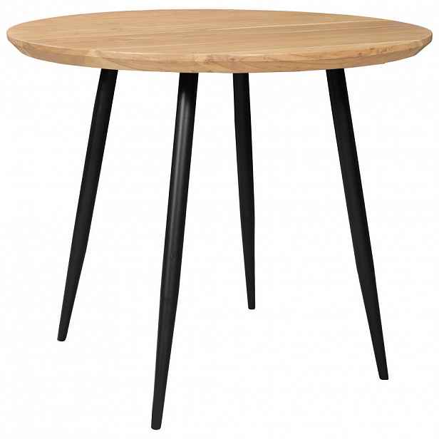 Stylife JÍDELNÍ STŮL, akácie, černá, barvy akácie, 80/80/76 cm