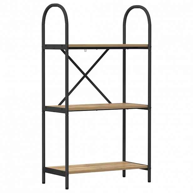 vidaXL Knihovna 3 úrovní 60 x 30 x 109 cm Kompozitní dřevo