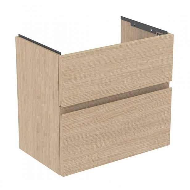 Ideal Standard Finesse - Umyvadlová skříňka, 60x38x55 cm, 2 zásuvky, bílý dub E3379US